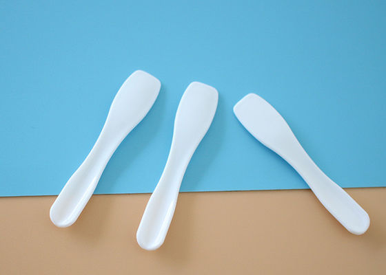 Gıda sınıfı Göz kremi Kozmetik Spatula Scoop Uzunluğu 52.9mm