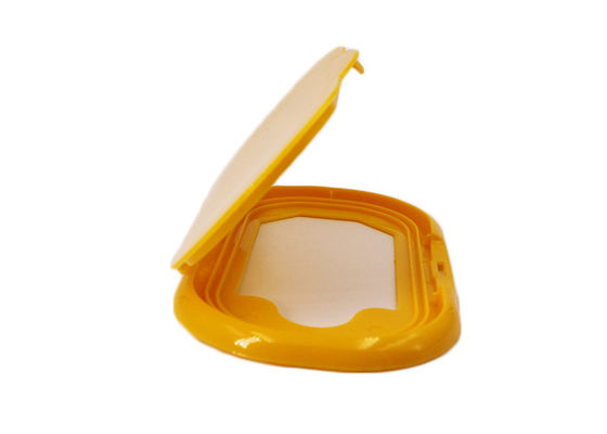 Sarı Islak Mendil Ambalajı 109mm Plastik Kapaklı Üst Kapak