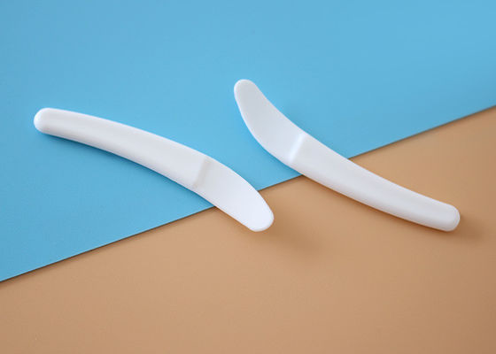 HDPP Plastik Kozmetik Spatula Scoop 49.7mm Uzunluk Resim Yüz Kil