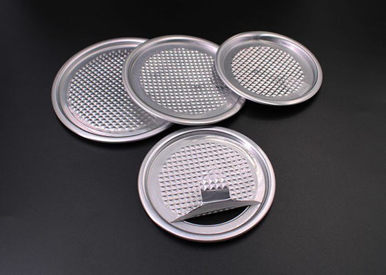 Can Tin Özelleştirilmiş için 0.6mm Soyulabilir Alüminyum Folyo Conta Kapağı Gömlekleri