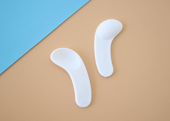 Beyaz 33.5mm Plastik Kozmetik Kaşık Makyaj Spatula